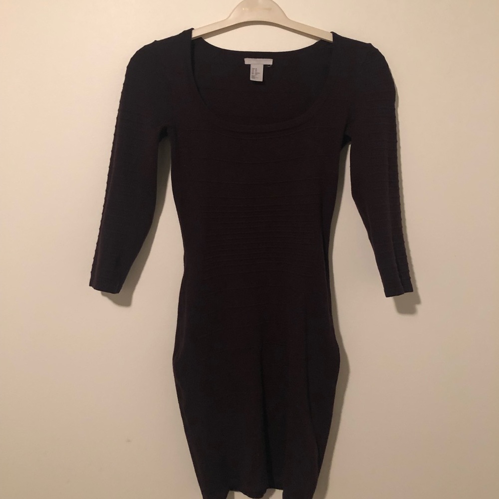 Deep purple bodycon H&M dress for sale!